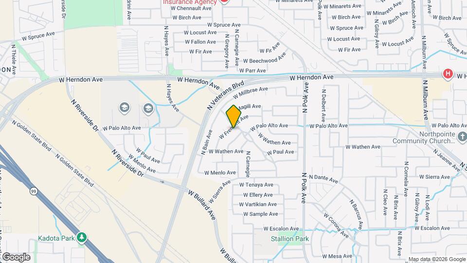 5811 W Fremont Ave Mapa y Detalles de la Ubicación