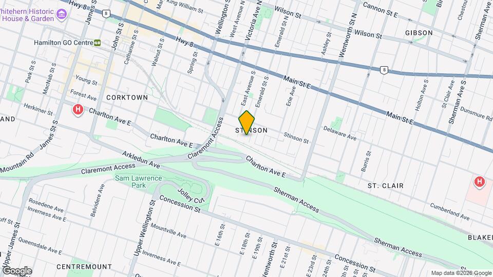 180 Emerald St S Map and Location Details