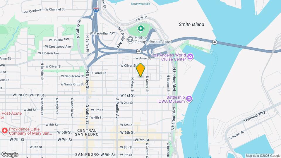 346 -348 1/2 W Sepulveda Street, Unit 348 Sepulveda Street Map and Location Details