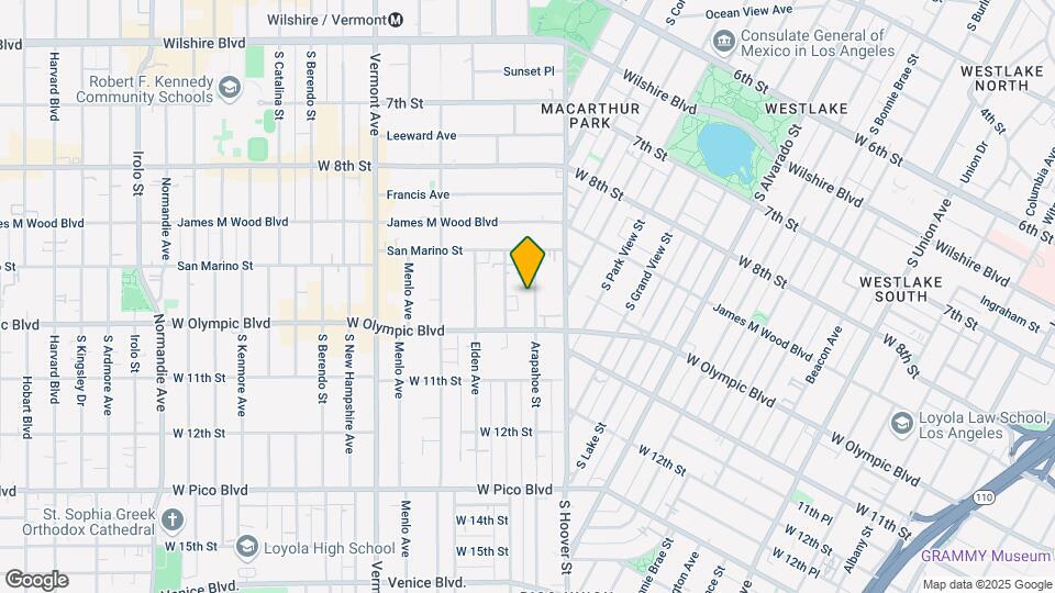 967 Arapahoe St Mapa y Detalles de la Ubicación
