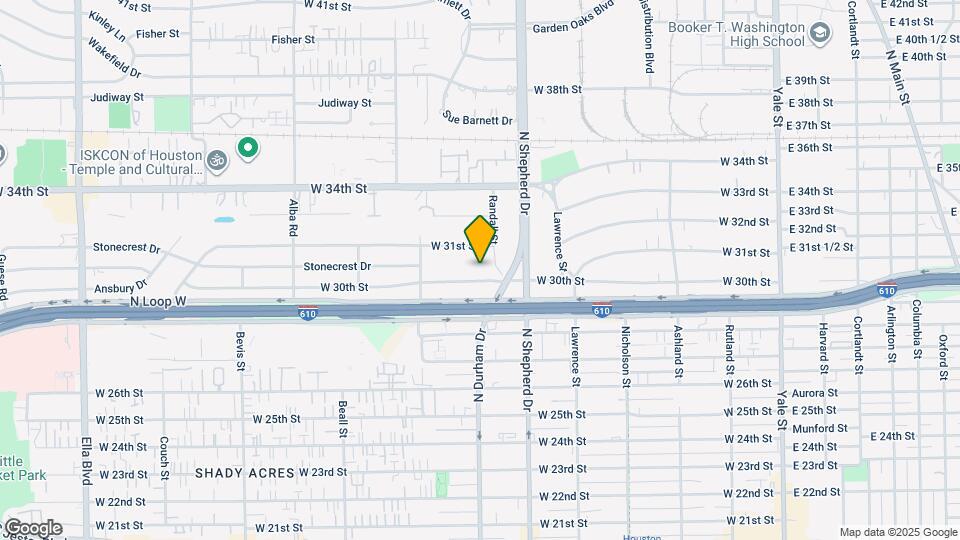 726 W 30th St Map and Location Details