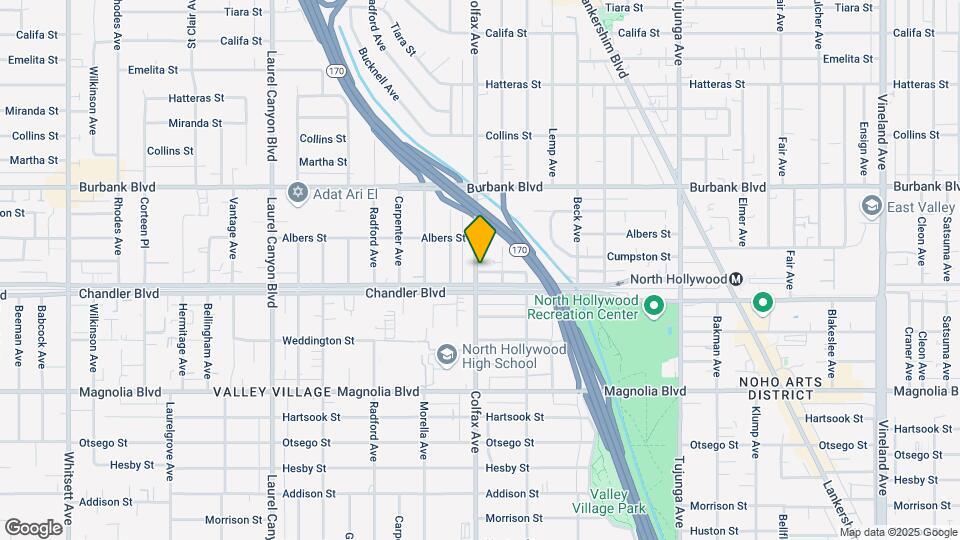 5416 Colfax Ave Map and Location Details