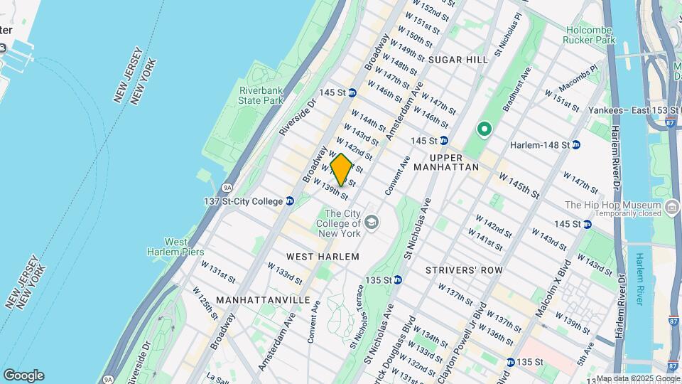 507 W 139th St Map and Location Details