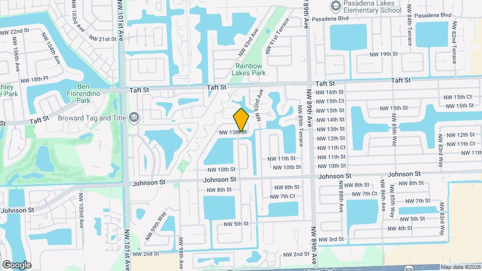 9320 NW 13th St, Unit W-1411 Mapa y Detalles de la Ubicación