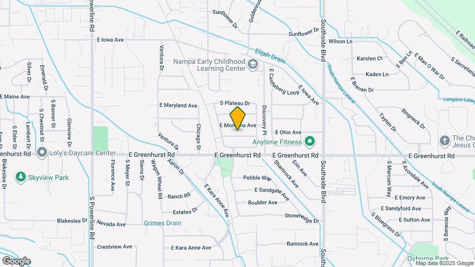 2424 E Ohio Ave Map and Location Details