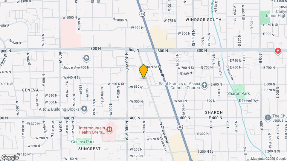 315 W 620 N Map and Location Details