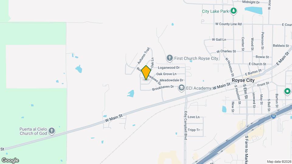 1116 Oak Grove Ln Map and Location Details
