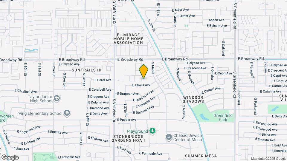 3755 E Broadway Rd Map and Location Details