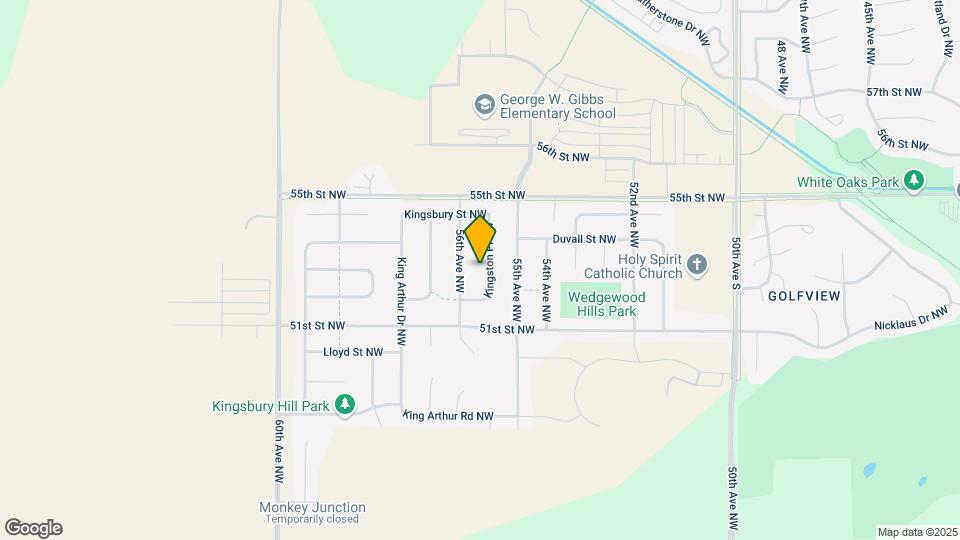 5269 Kingston Pl NW Map and Location Details