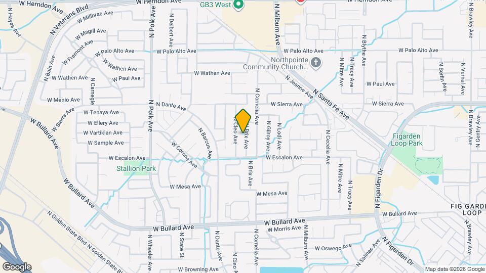 6353 N Brix Ave Map and Location Details