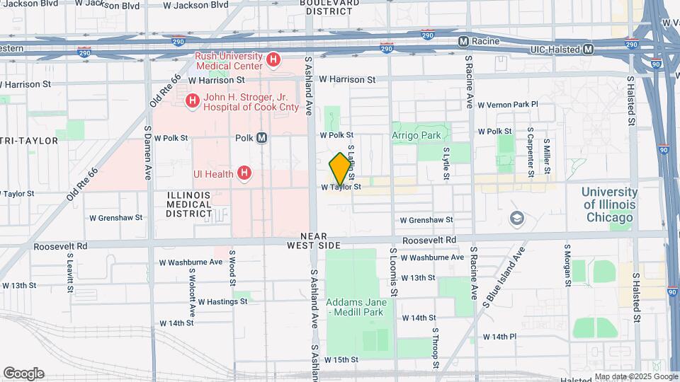 1513 W Taylor St Mapa y Detalles de la Ubicación