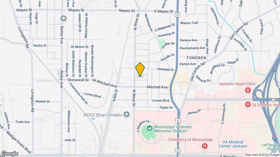 220 Stonewall St Map and Location Details