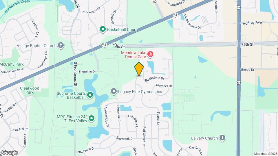 708 Meadowridge Dr Mapa y Detalles de la Ubicación