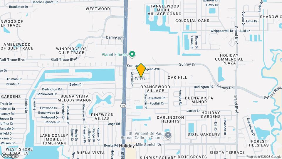 4626 Taray Ln Mapa y Detalles de la Ubicación