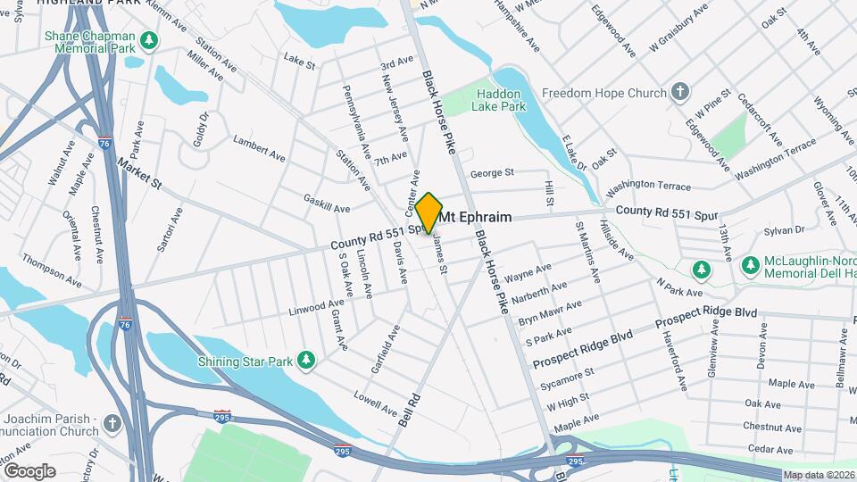 105-111 Mount Ephraim Ave Map and Location Details