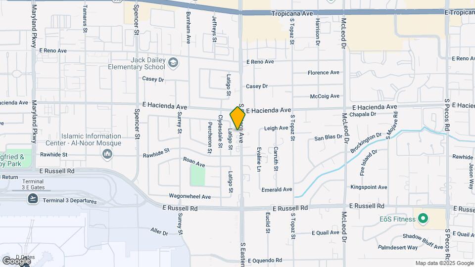 5401 S Eastern Ave Map and Location Details