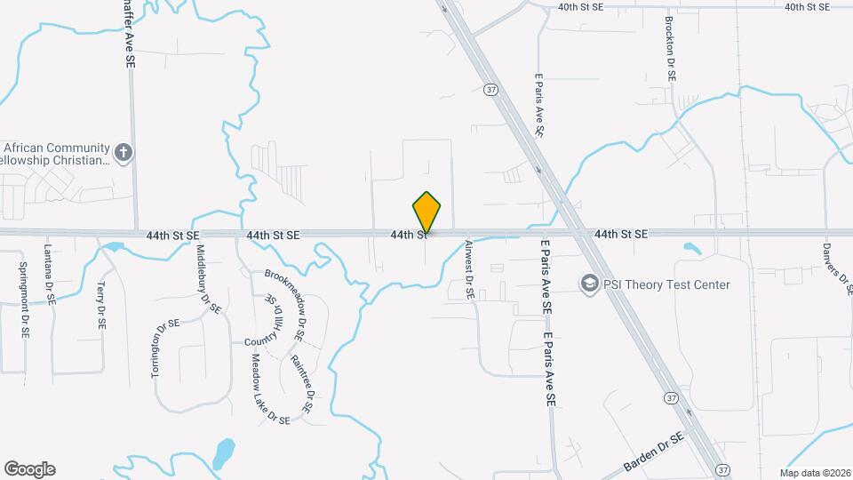 3744 44th St SE Map and Location Details