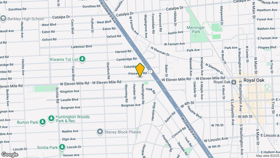 724 W 11 Mile Rd Map and Location Details