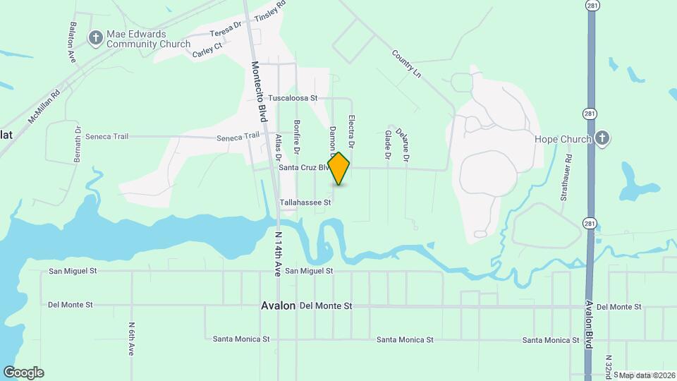 3168 Damon Dr Map and Location Details