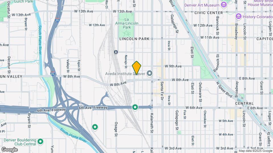 814 Mariposa St Map and Location Details