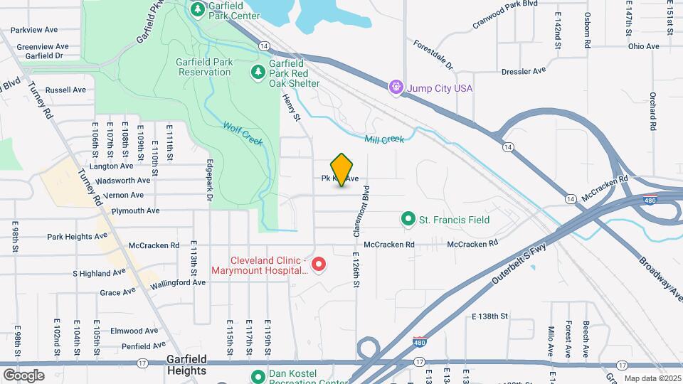 12413 Garland Ave Map and Location Details