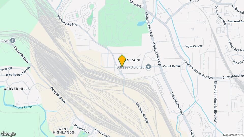 1676 Carroll Dr NW Map and Location Details