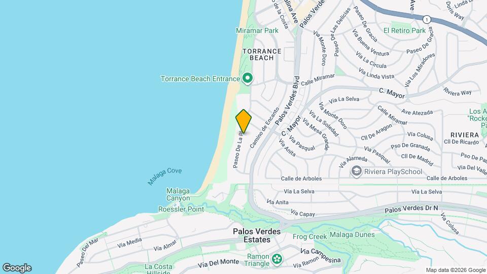 524 Paseo de la Playa Map and Location Details