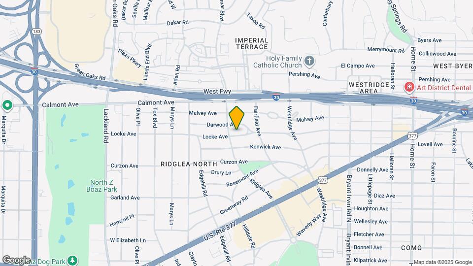 6336 Locke Ave Map and Location Details