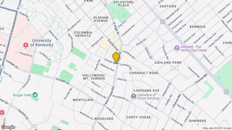 904 Tates Creek Rd Map and Location Details