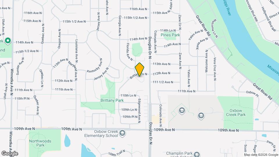 11139 Edgewood Cir N Map and Location Details