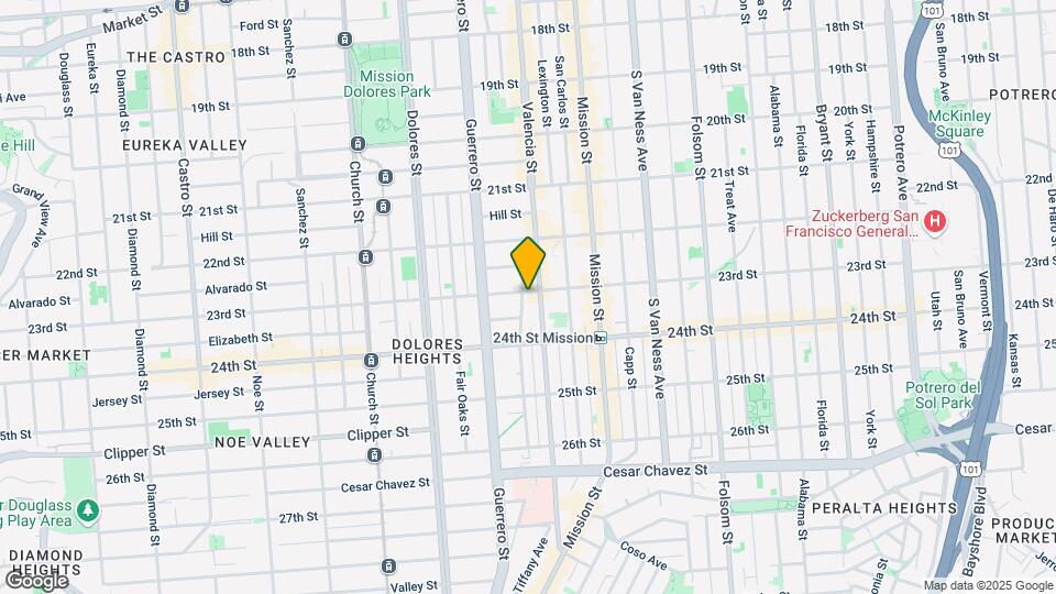 3421-3425-3425 23rd St Map and Location Details