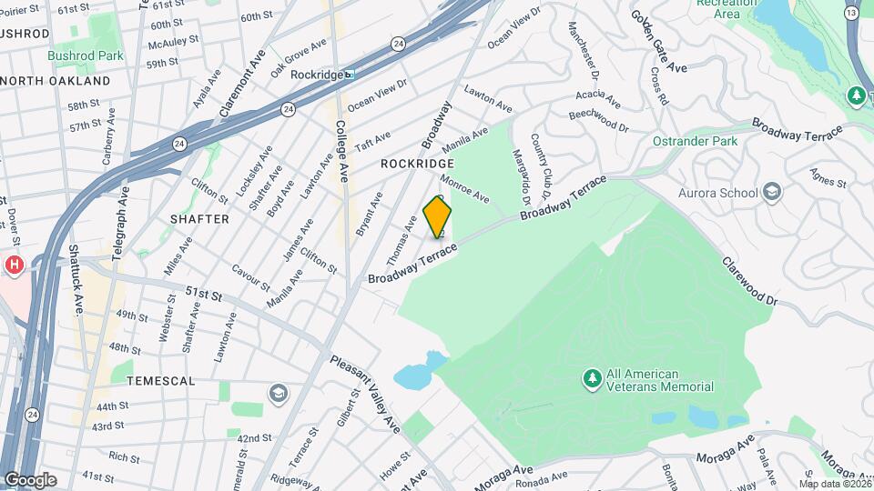 5405 Carlton St Map and Location Details