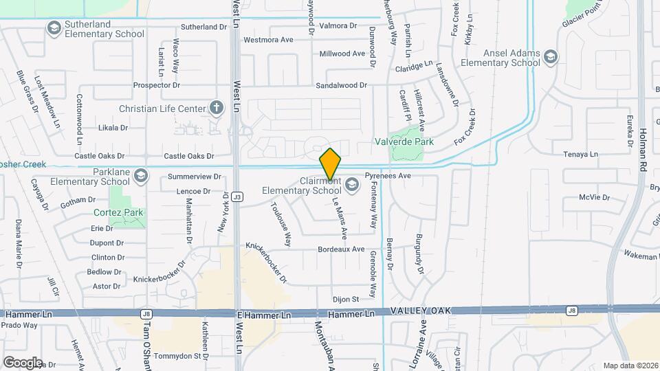 2047 Deauville Dr Map and Location Details