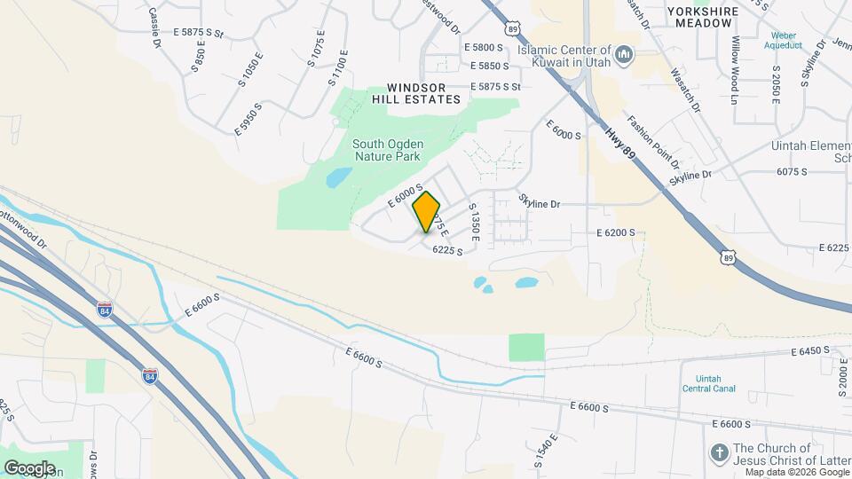 1241 E 6125 S Map and Location Details