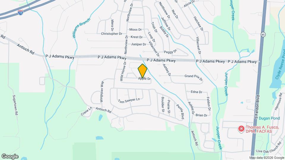 338 Apple Dr Map and Location Details