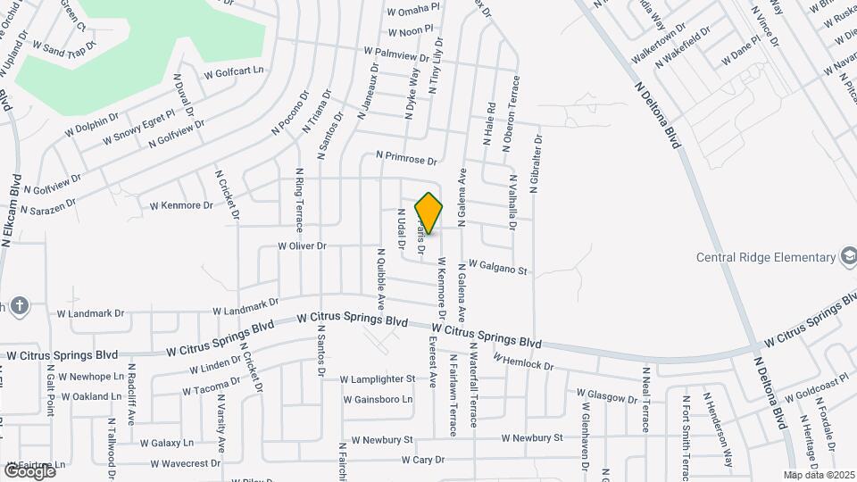 7669 N Paris Dr Map and Location Details