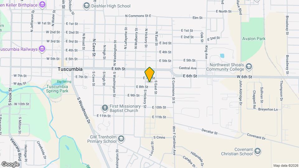 903 E 8th St Map and Location Details