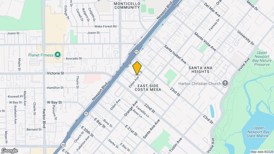 2253 Elden Ave Map and Location Details