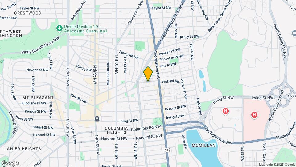 734 Park Rd NW Map and Location Details