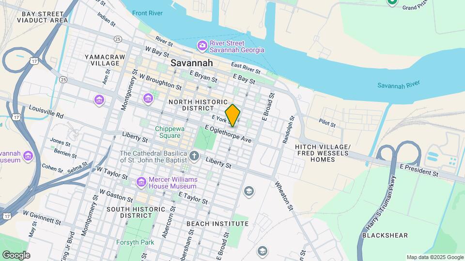 430 E Oglethorpe Ave Mapa y Detalles de la Ubicación