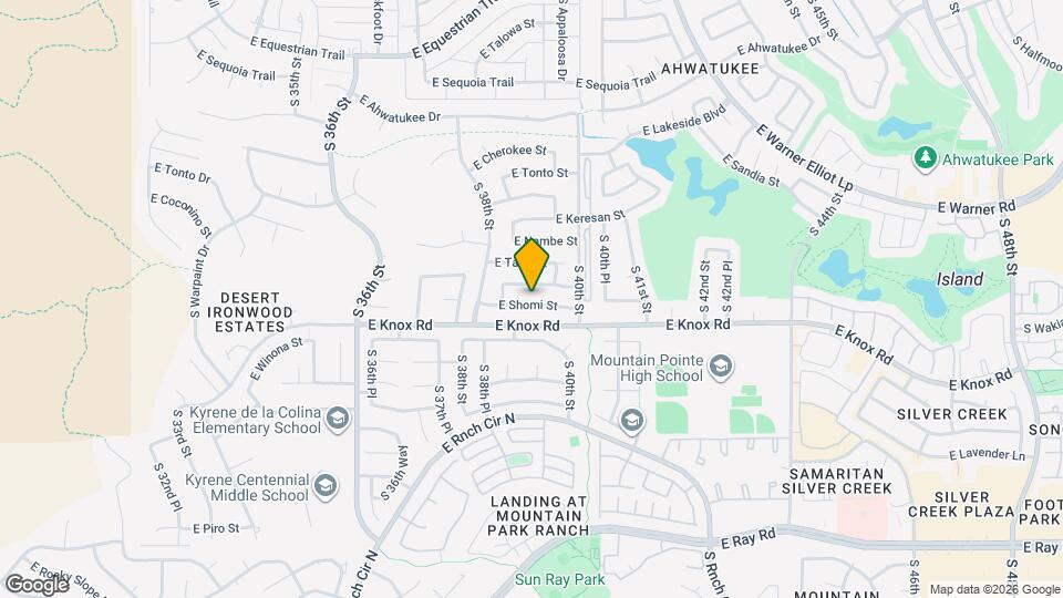 3910 E Shomi St Map and Location Details