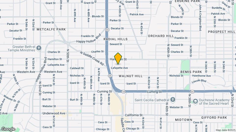 4524 Lafayette Ave Mapa y Detalles de la Ubicación