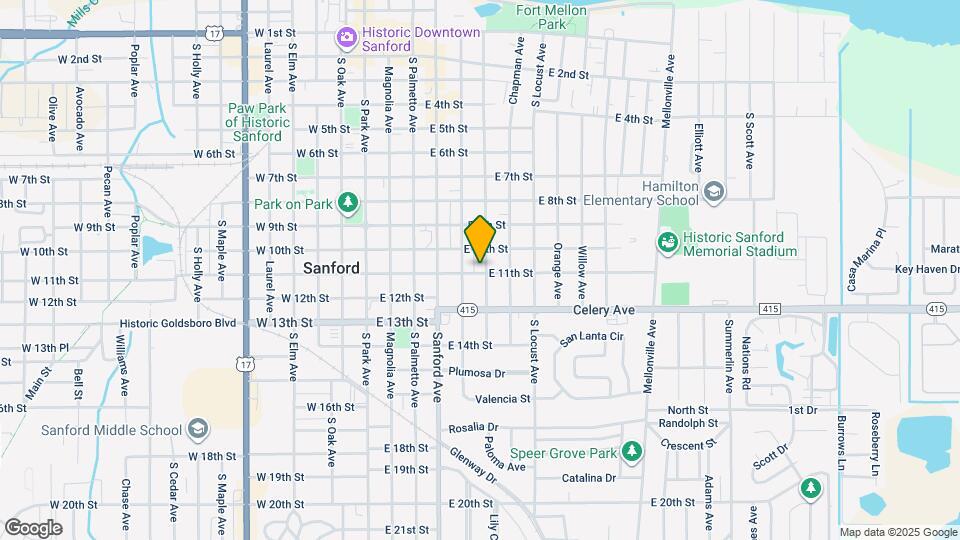 1018 Pine Ave Mapa y Detalles de la Ubicación