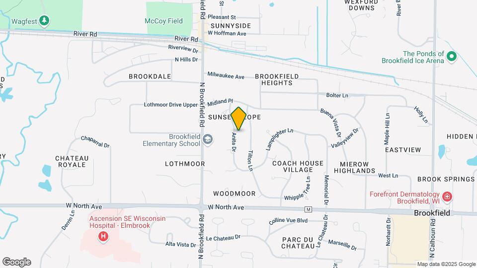 2540 Anita Dr Map and Location Details
