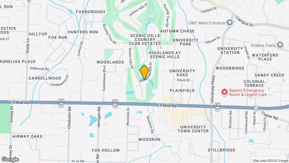 8598 Meadowbrook Dr Map and Location Details