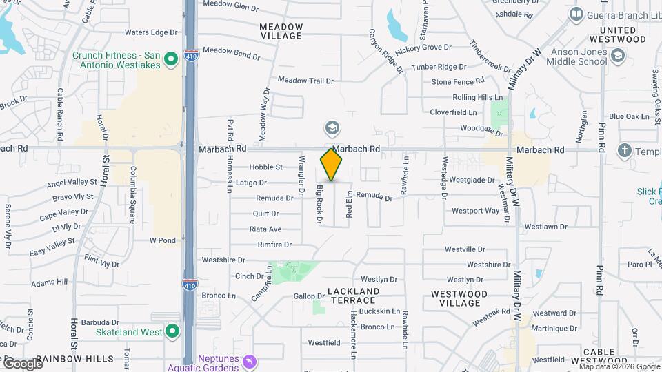 1703 Desert Willow Map and Location Details