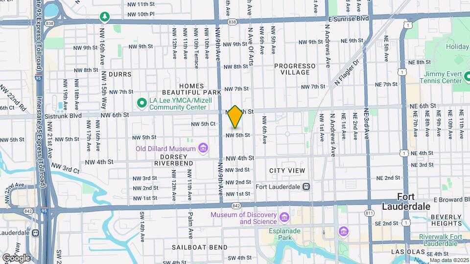 508 NW 8th Ave Map and Location Details
