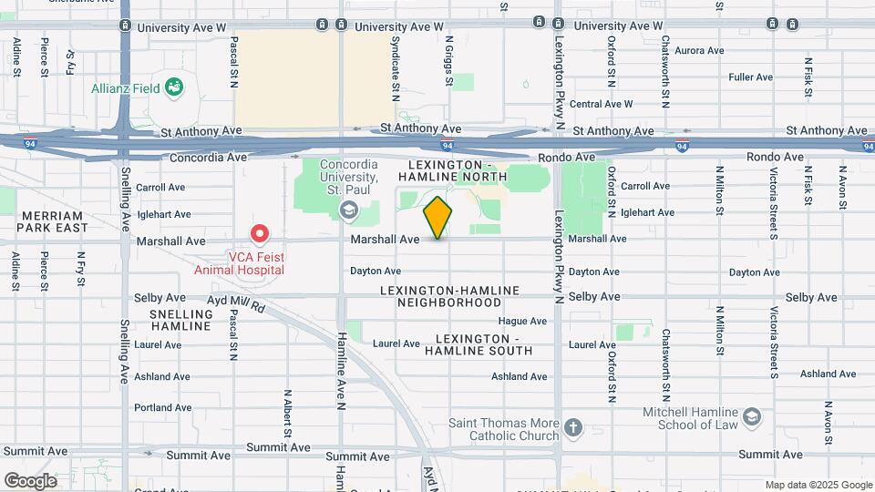 1232 Marshall Ave Map and Location Details