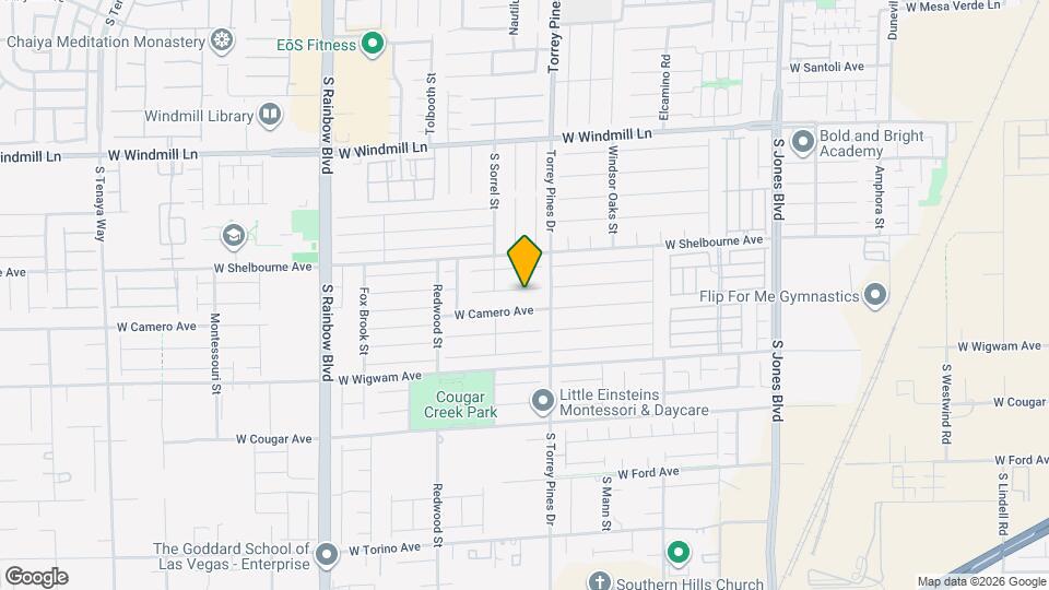 6551 W Musette Ave Map and Location Details