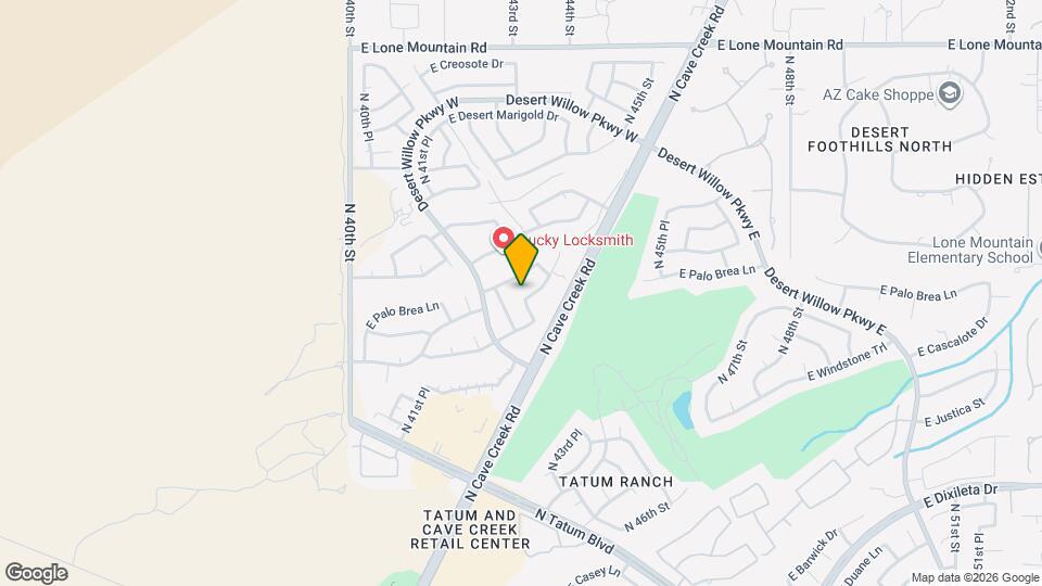 4304 E Milton Dr Map and Location Details